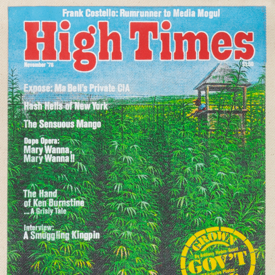 POT MEETS POP X HIGH TIMES MAGAZINE - GROWN GRASS TOTEBAG