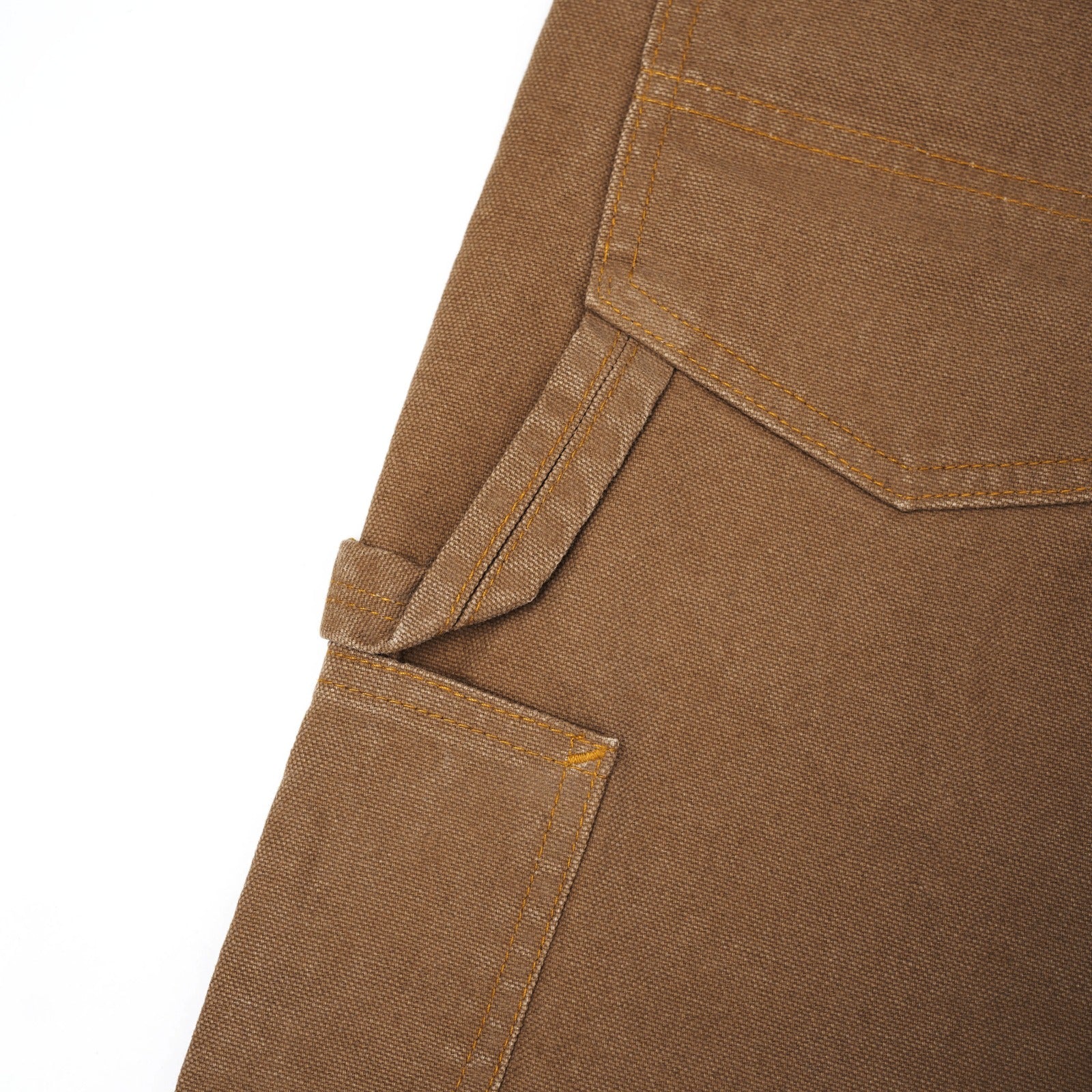 Pot Meets Pop Celana Panjang - Cacho Carpenter Duck Canvas Dirty Washed Duck Brown Fw25 - Carpenter Pants