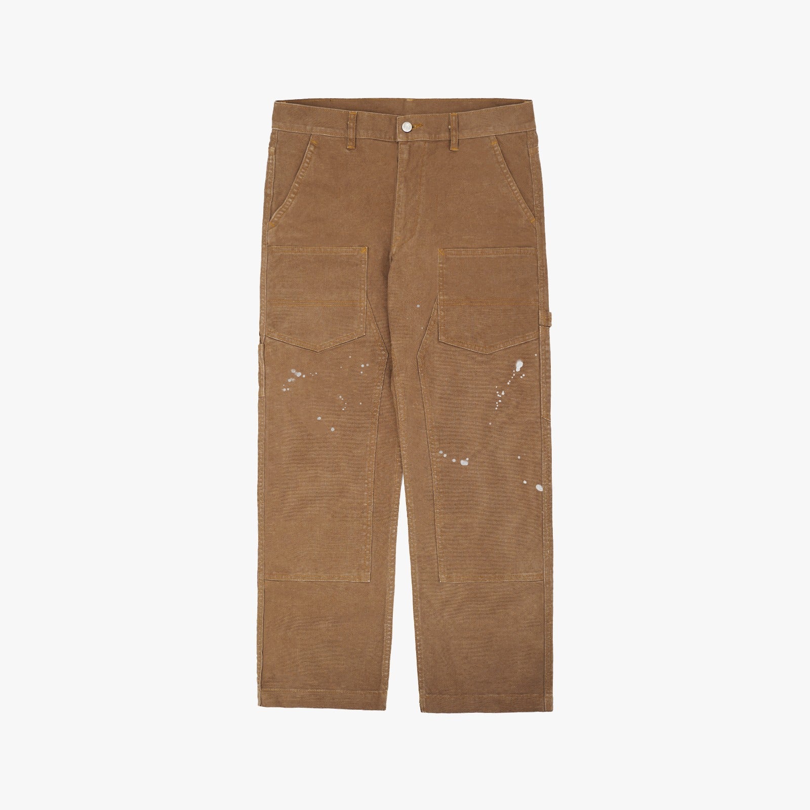 Pot Meets Pop Celana Panjang - Cacho Carpenter Duck Canvas Dirty Washed Duck Brown Fw25 - Carpenter Pants