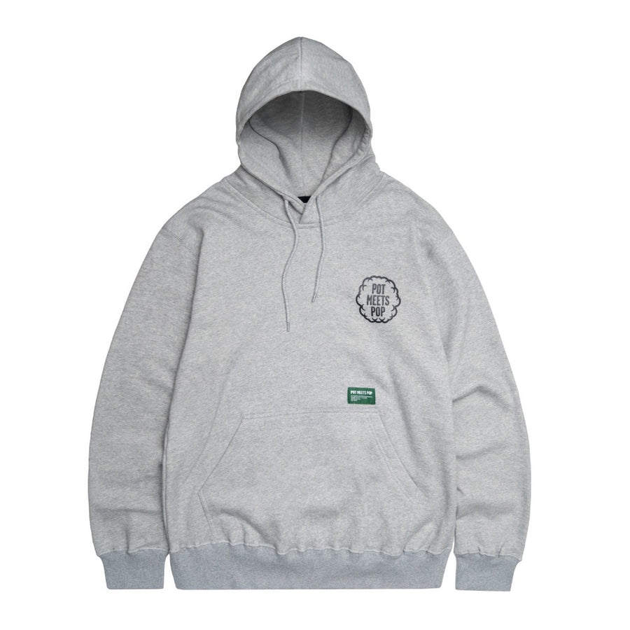 POT MEETS POP - STRICTLY ROOTS HOODIE GREY FW`23