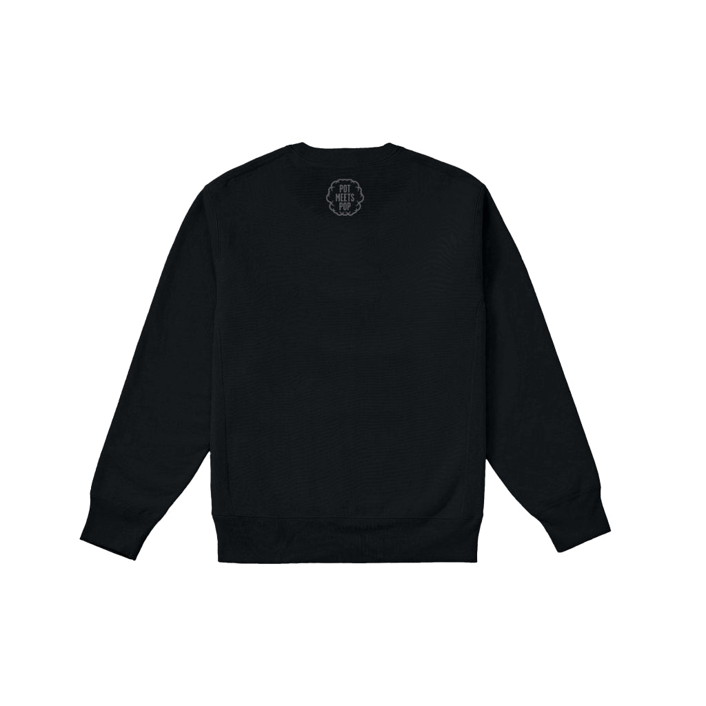 Pot Meets Pop Sweater -Smokin Boys Crewneck Sweatshirt Black fw25 - Crewneck