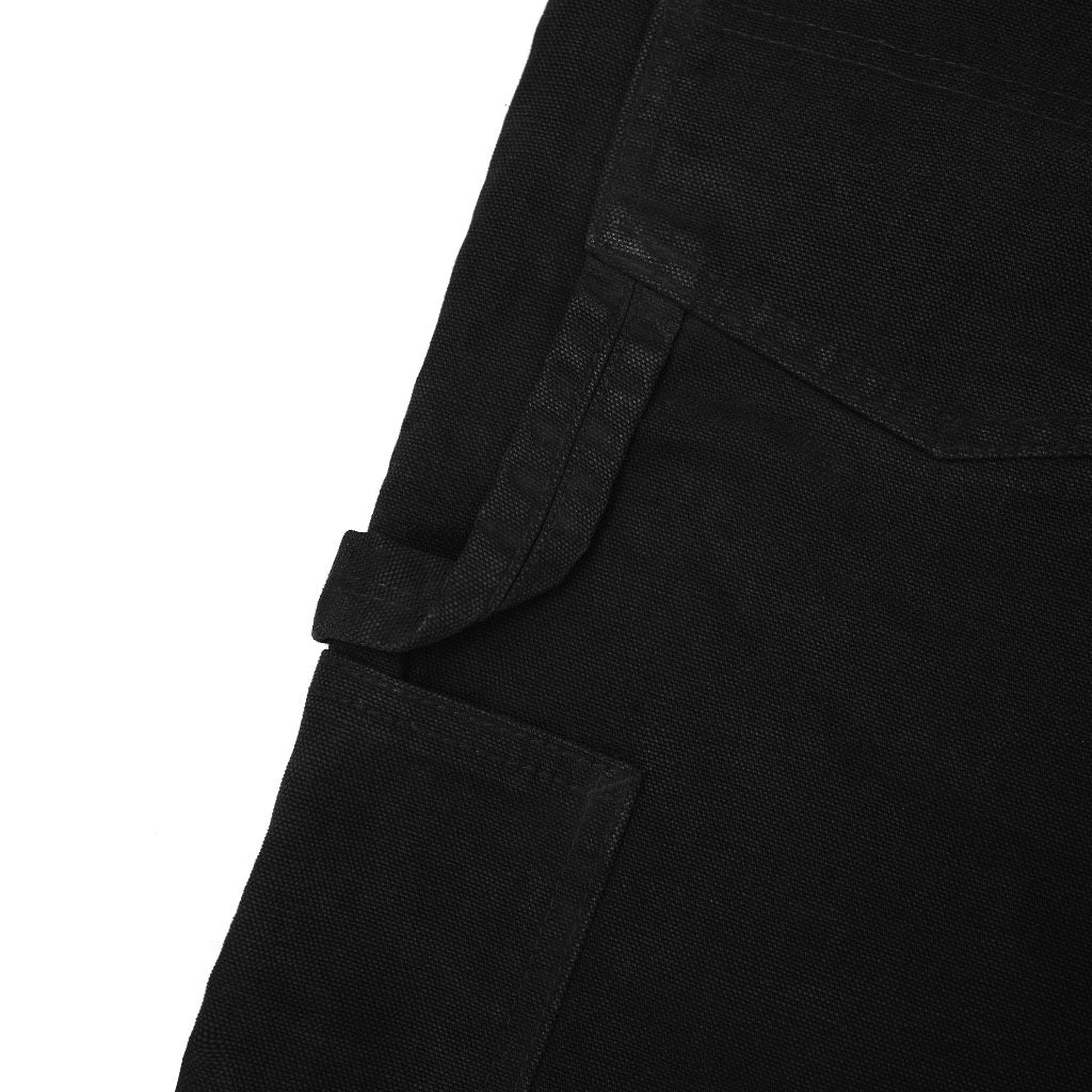 Pot Meets Pop Celana Panjang - Cacho Carpenter Duck Canvas Dirty Washed Black Fw25 - Carpenter Pants