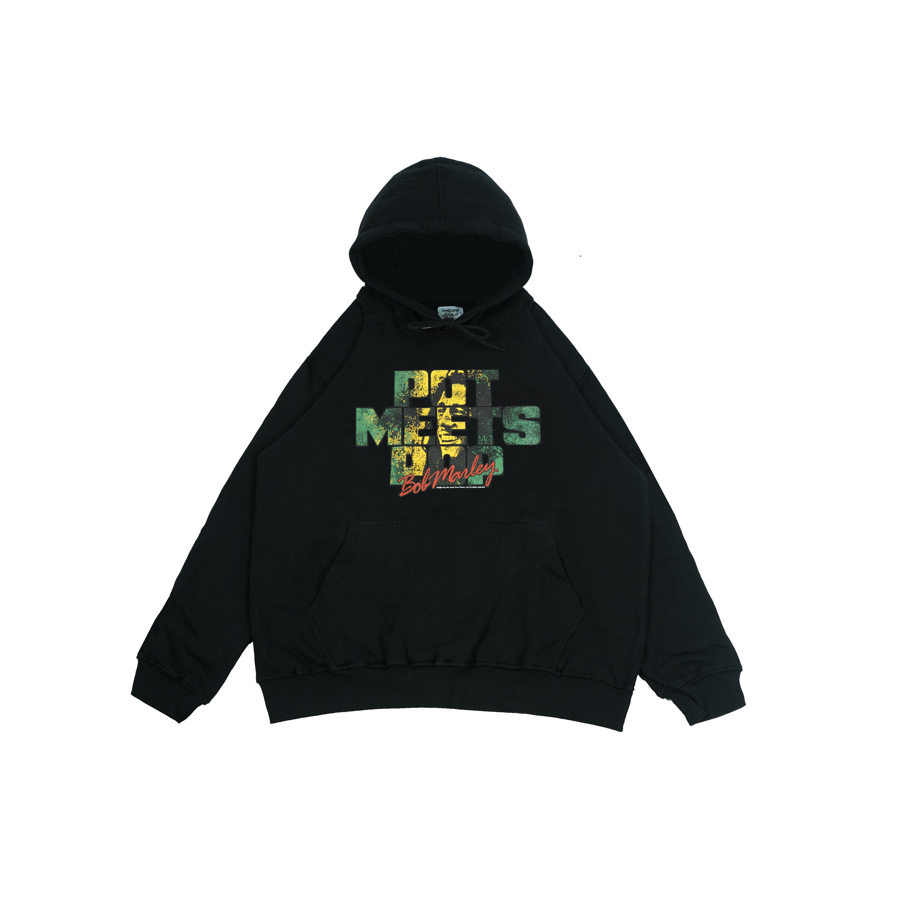 Pot Meets Pop x Bob Marley - Sunset Hoodie Black