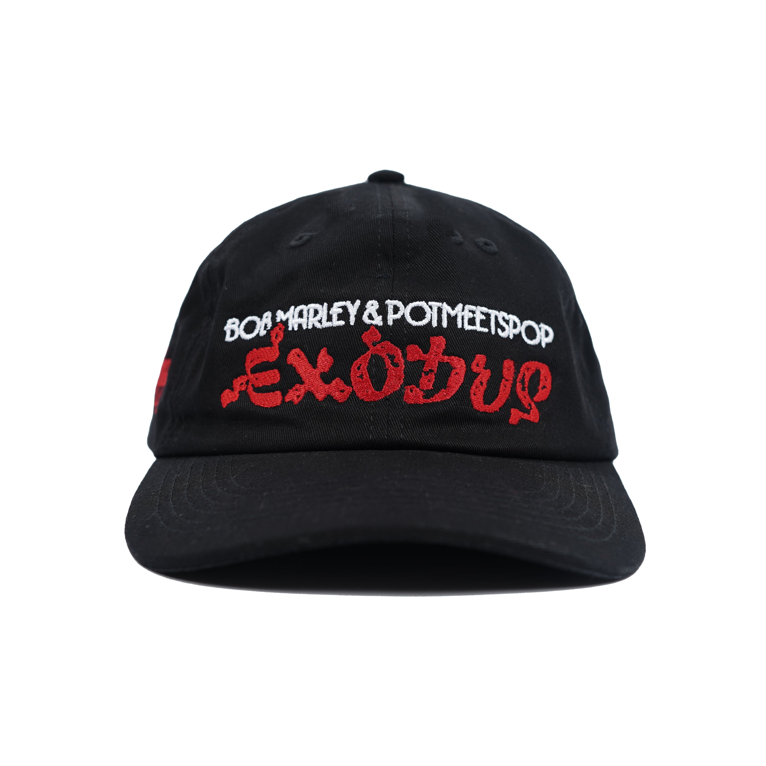 Pot Meets Pop x Bob Marley - Exodus Dad Cap Black