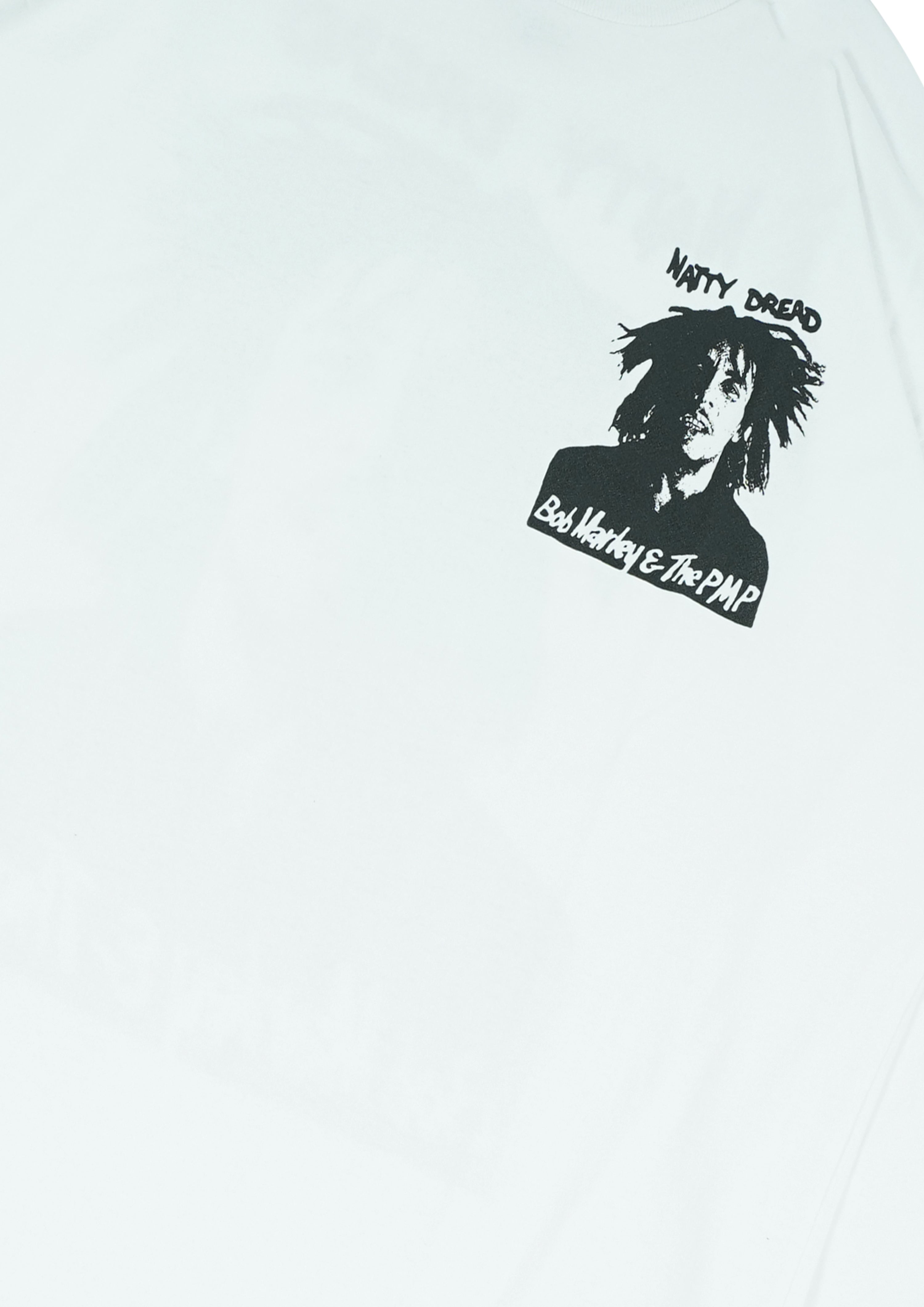 Pot Meets Pop x Bob Marley - Natty Dread Longsleeve White