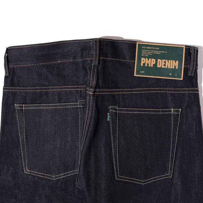 Pot Meets Pop Denim - Thaistick Blue Indigo - Slim Tapered - 10,5 Oz