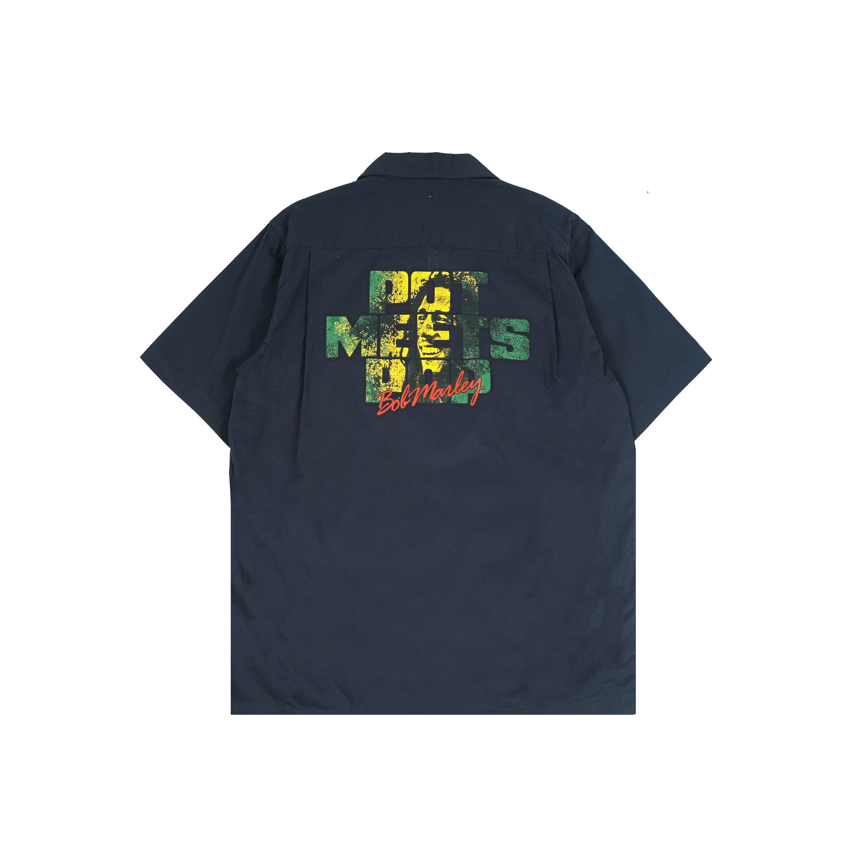 Pot Meets Pop x Bob Marley - Sunset Workshirt Navy
