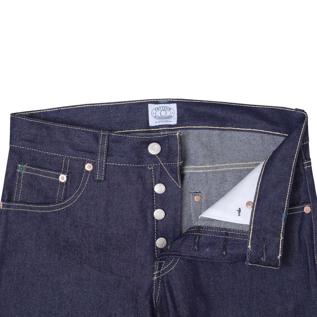 Pot Meets Pop Jeans - Pipes Deep Blue - Slim Straight Ss22