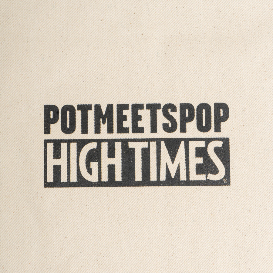 POT MEETS POP X HIGH TIMES MAGAZINE - GROWN GRASS TOTEBAG