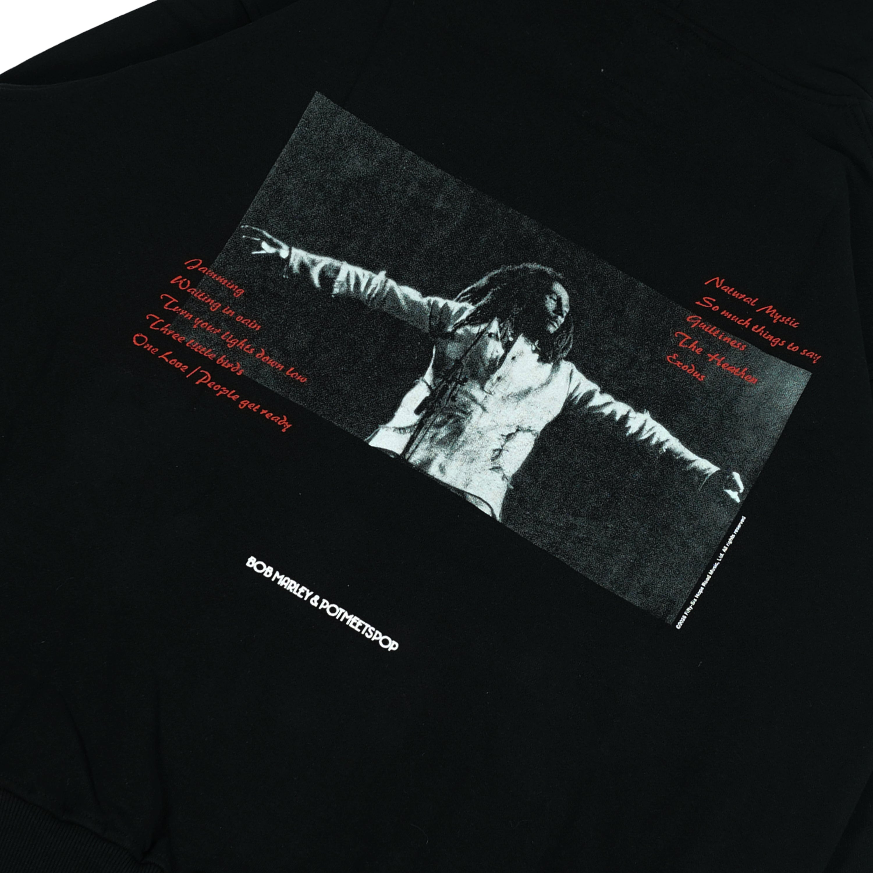 Pot Meets Pop x Bob Marley - Exodus Hoodie Black