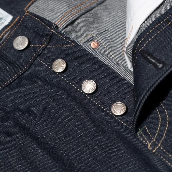 Pot Meets Pop Jeans - Pmp Denim Thaistick Dark Blue - Slim Tapered