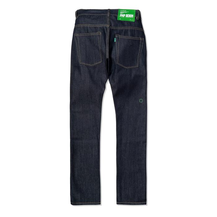 Pot Meets Pop Jeans - Pmp Denim Thaistick Dark Blue - Slim Tapered