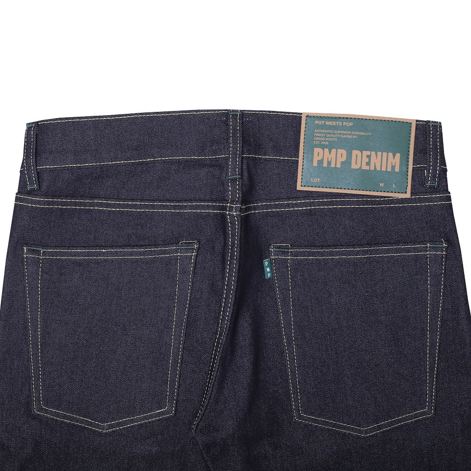 Pot Meets Pop Jeans - Afghani Deep Blue Fiber - Skinny Ss22