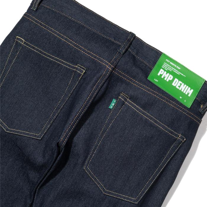 Pot Meets Pop Jeans - Pmp Denim Super Thaistick Blue Indigo - SlimFit
