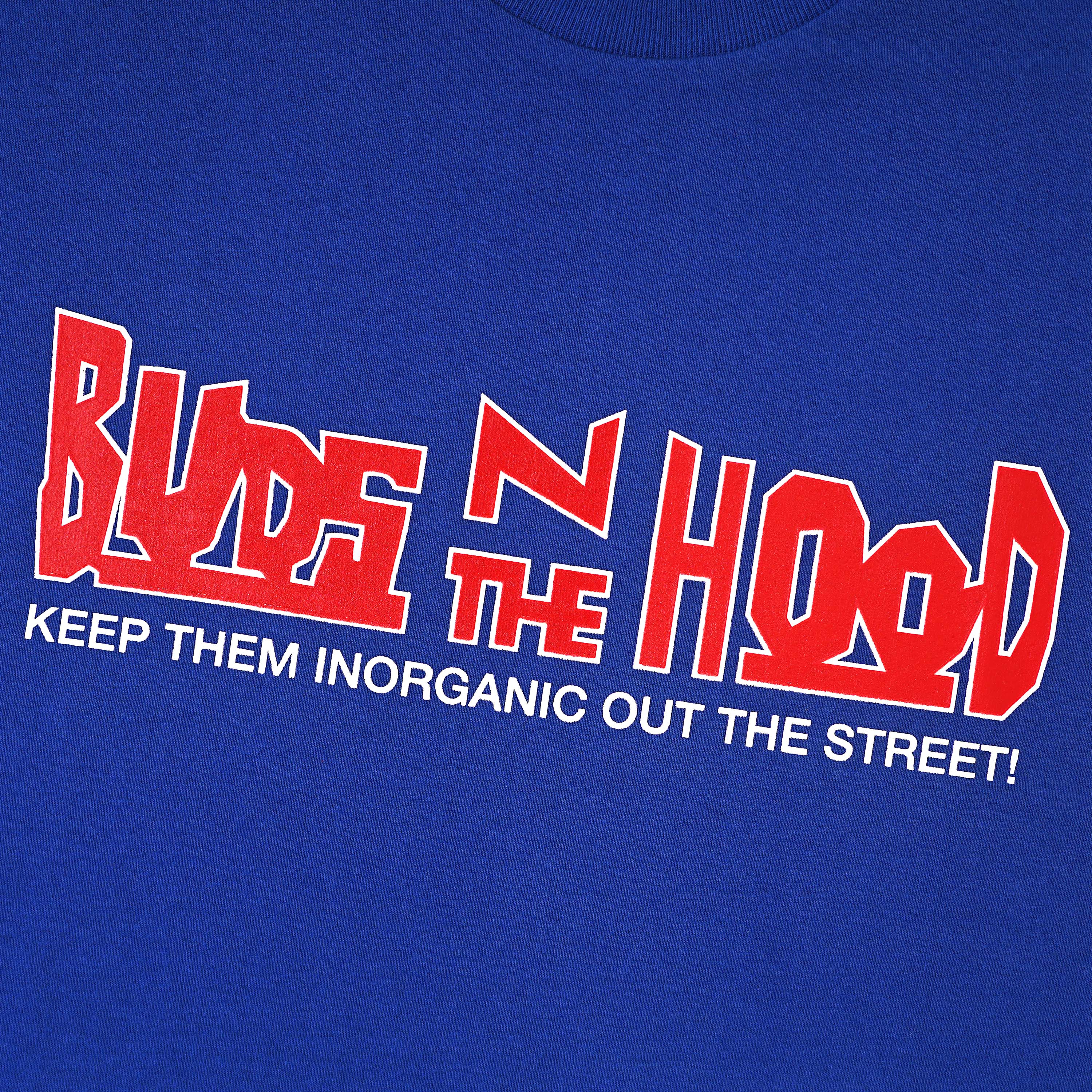 Pot Meets Pop Tshirt - Budz In The Hood Tee Blue Ss25