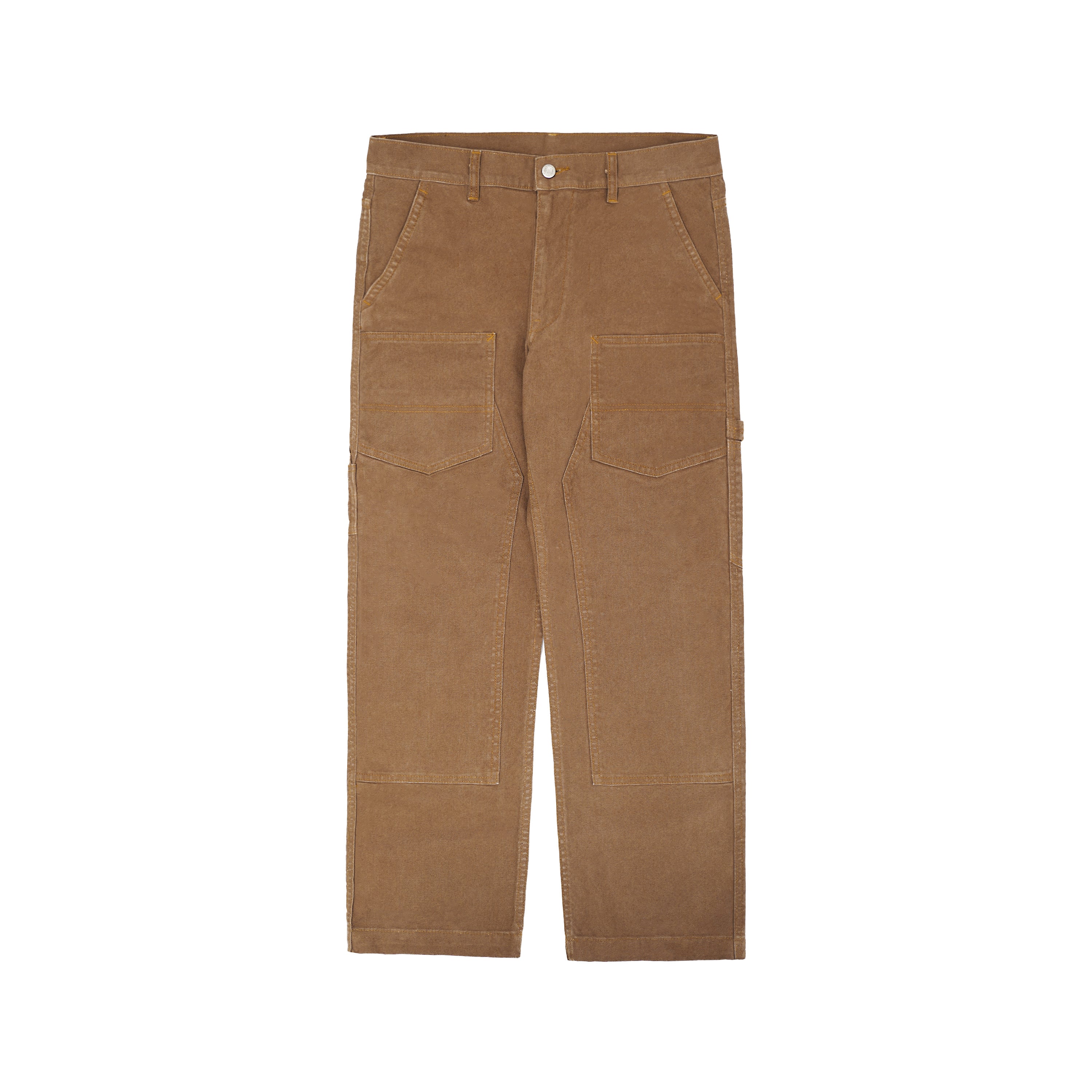 Pot Meets Pop Celana Panjang - Cacho Carpenter Duck Canvas Dirty Washed Duck Brown Fw25 - Carpenter Pants