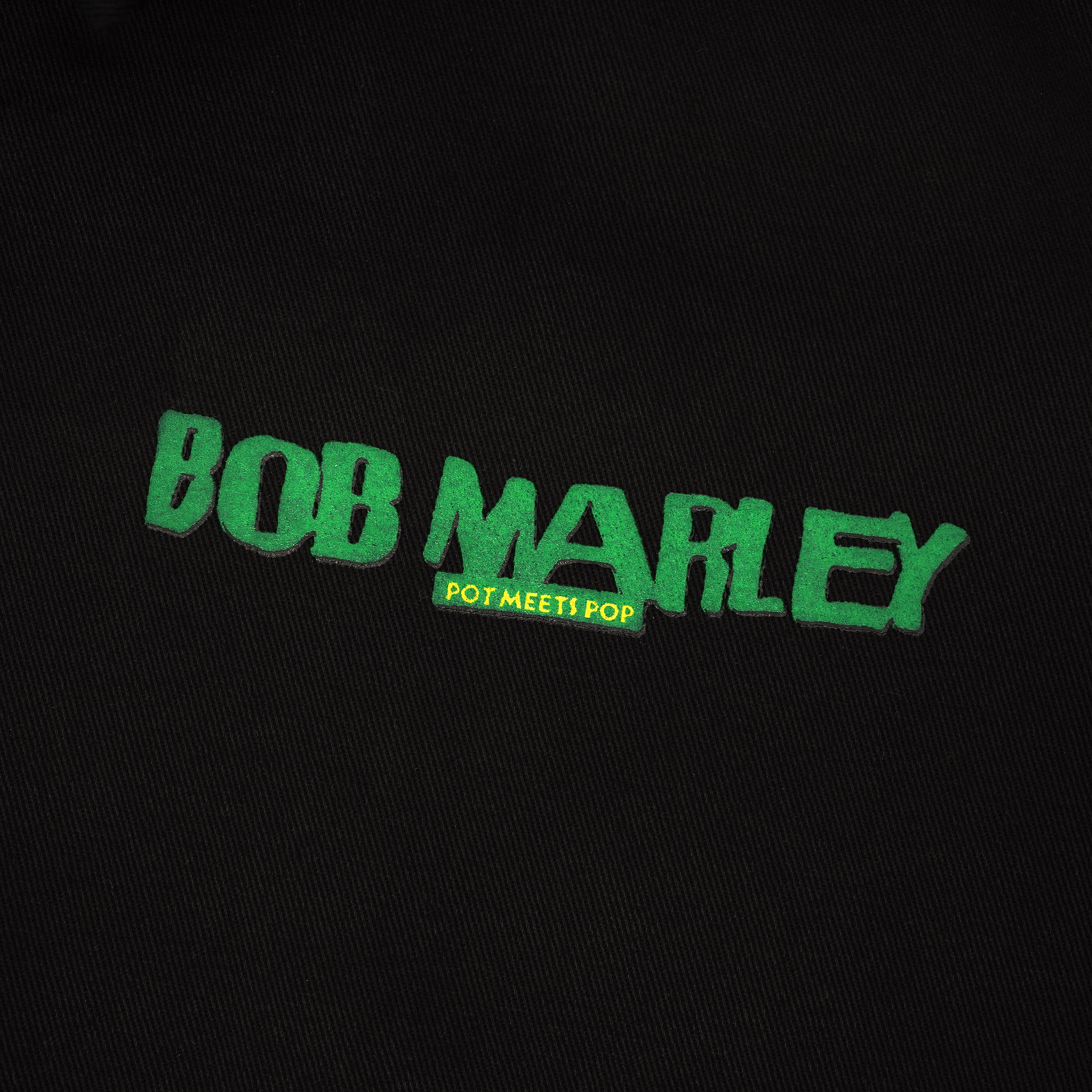 Pot Meets Pop x Bob Marley - One Love Souvenir Jacket Black