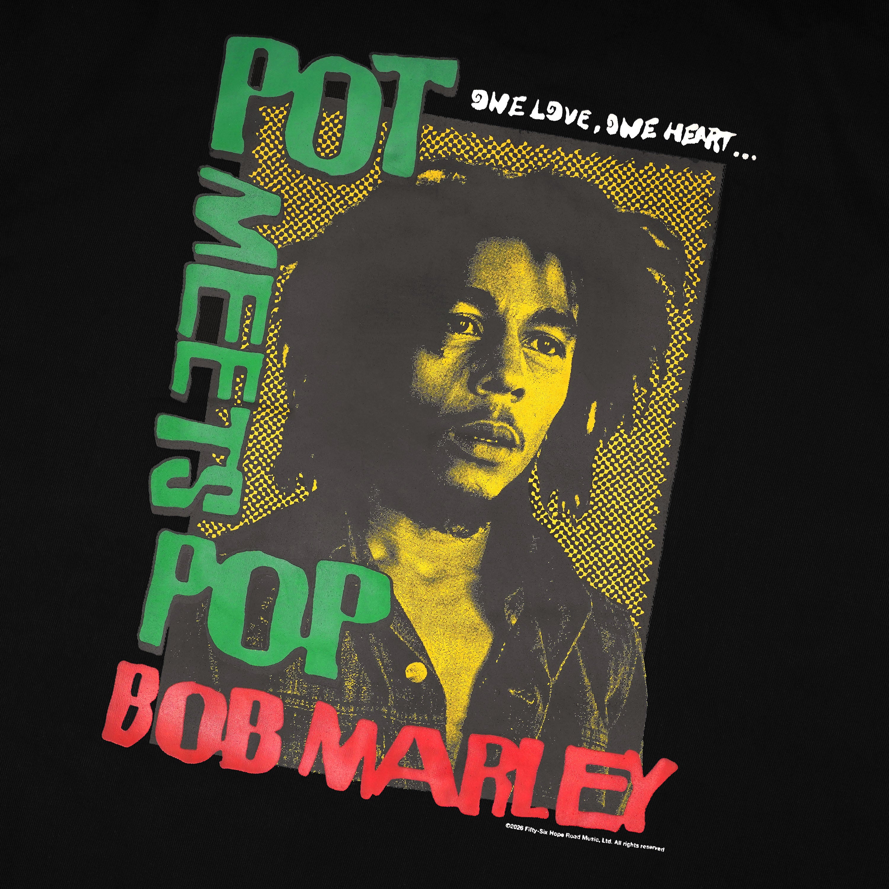 Pot Meets Pop x Bob Marley - One Love Souvenir Jacket Black