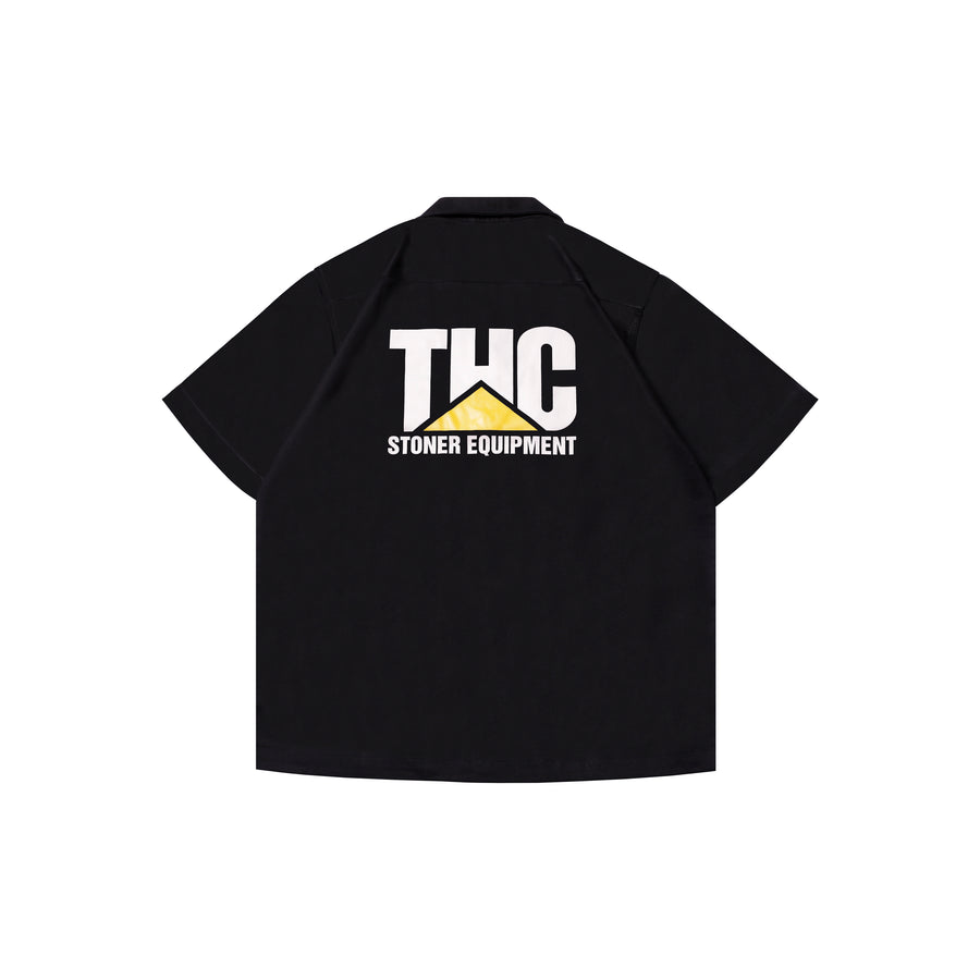 POT MEETS POP - THC WORKSHIRT BLACK SS`25