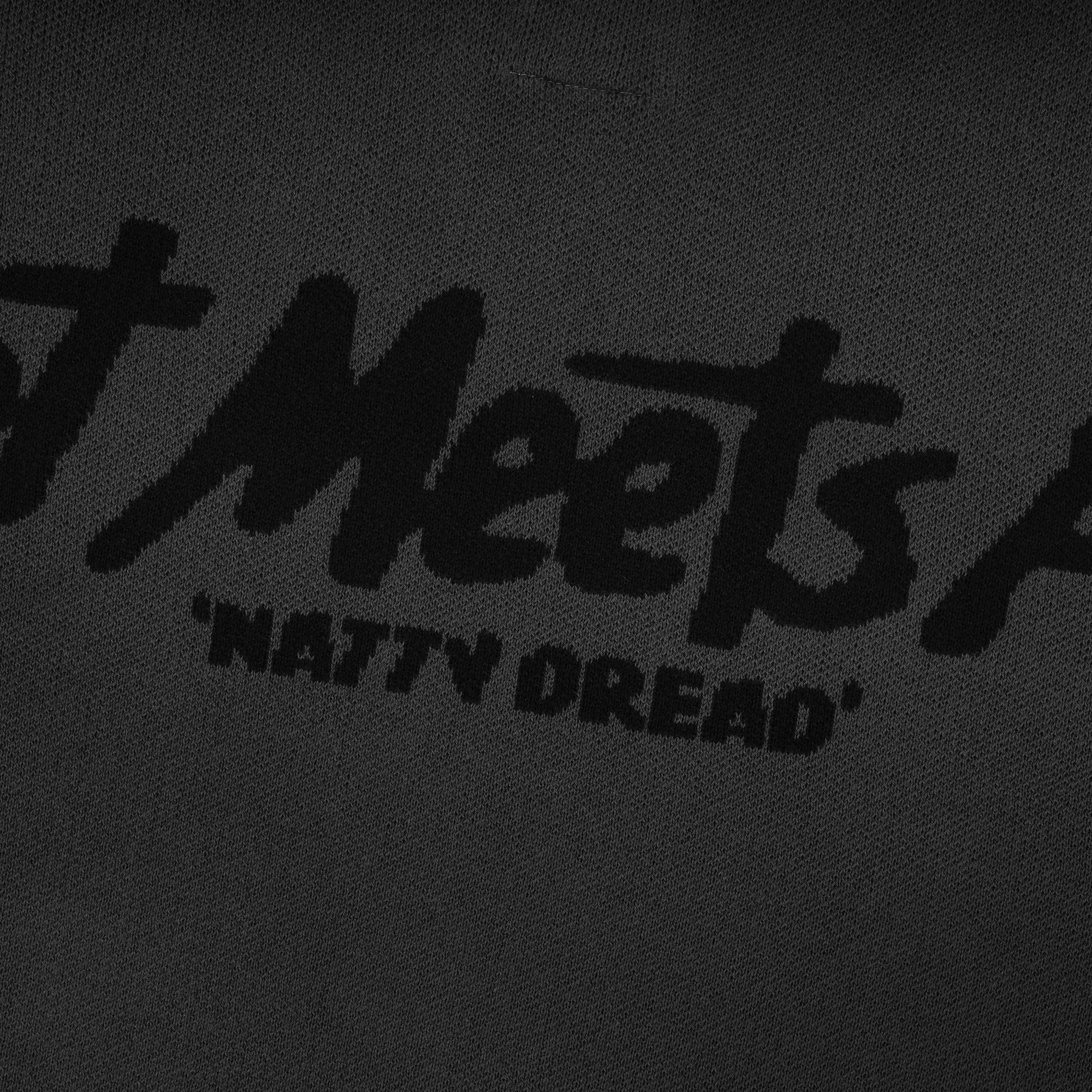 Pot Meets Pop x Bob Marley - Natty Dread Knitted Sweater Grey