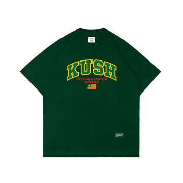 POT MEETS POP - KUSH TEE GREEN SS`25