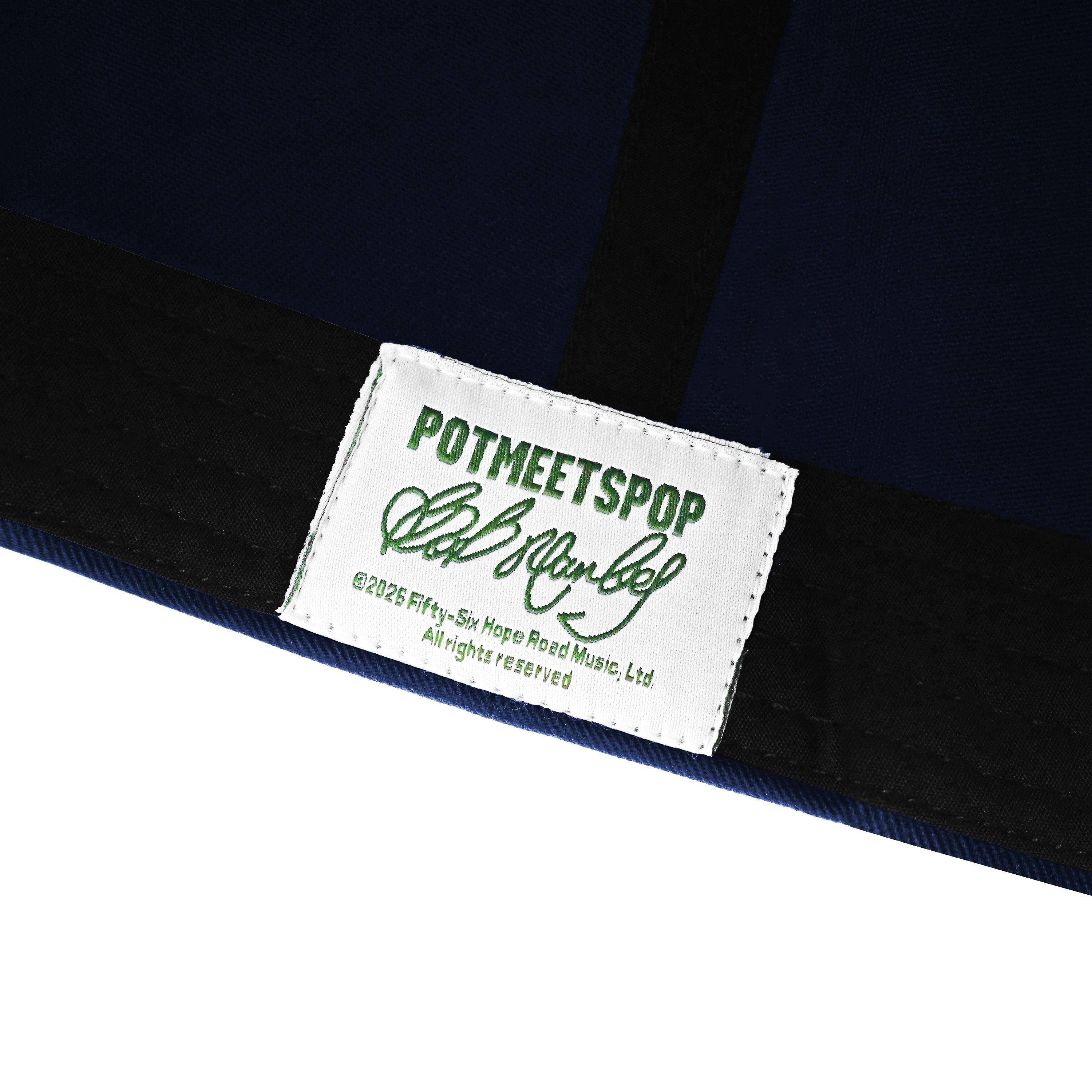 Pot Meets Pop x Bob Marley - Lion Dad Cap Navy