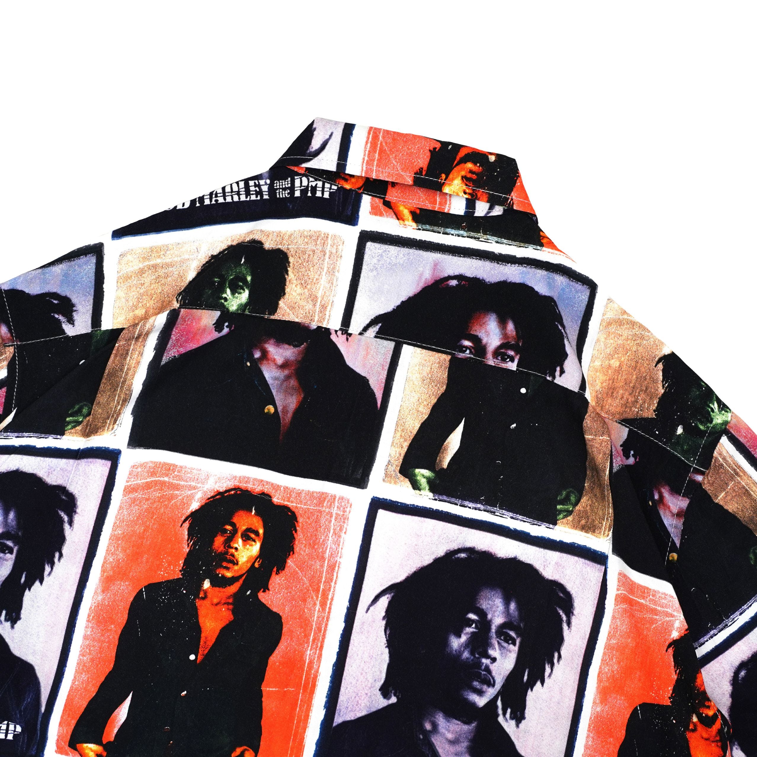 Pot Meets Pop x Bob Marley - Photo Aloha Shirt Multi Color