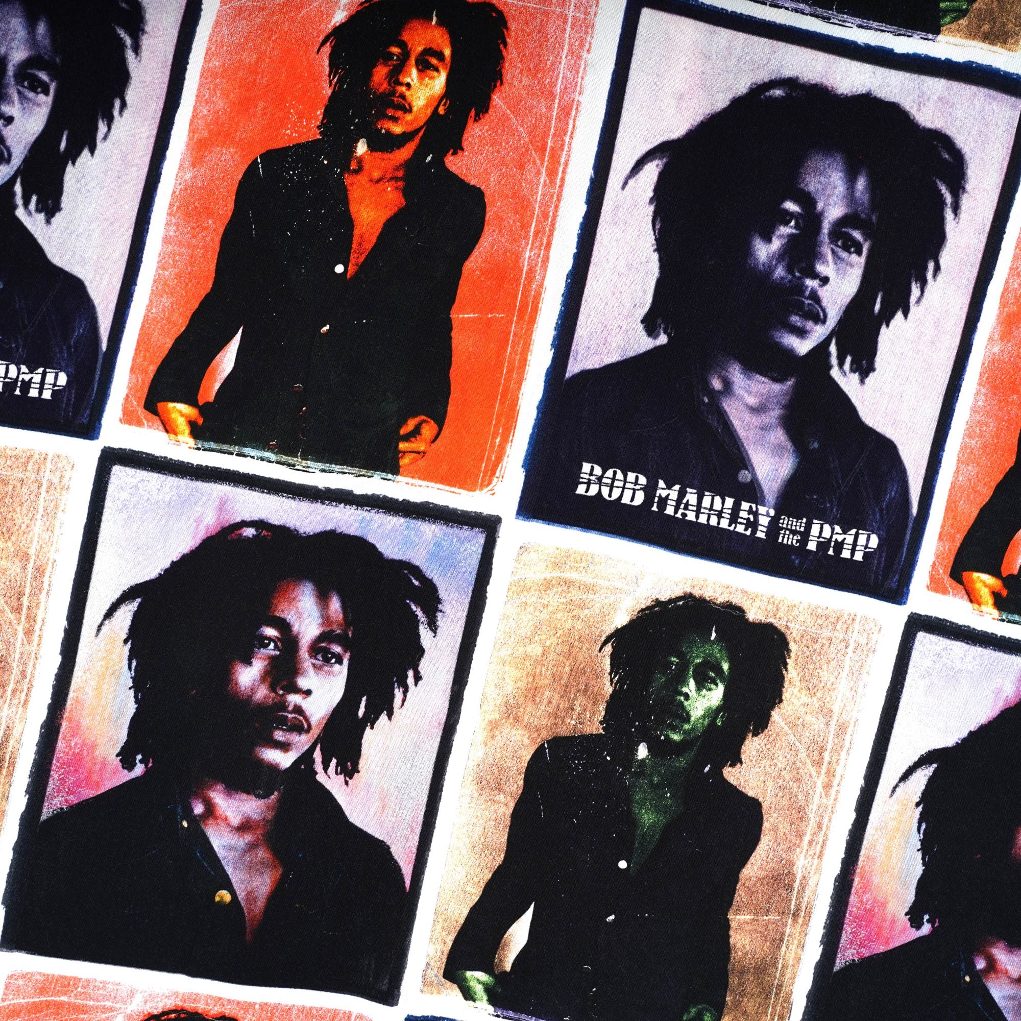 Pot Meets Pop x Bob Marley - Photo Aloha Shirt Multi Color