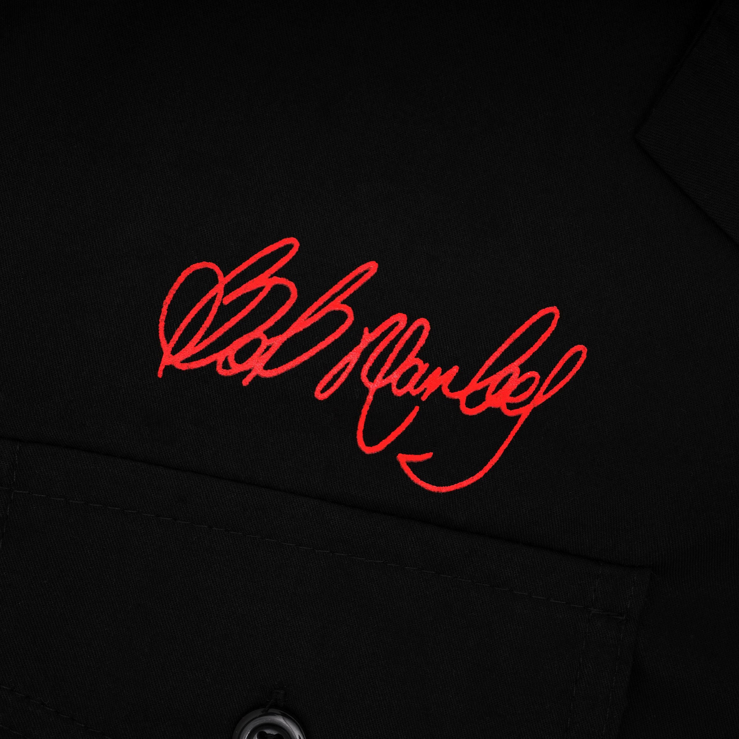 Pot Meets Pop x Bob Marley - Exodus Workshirt Black