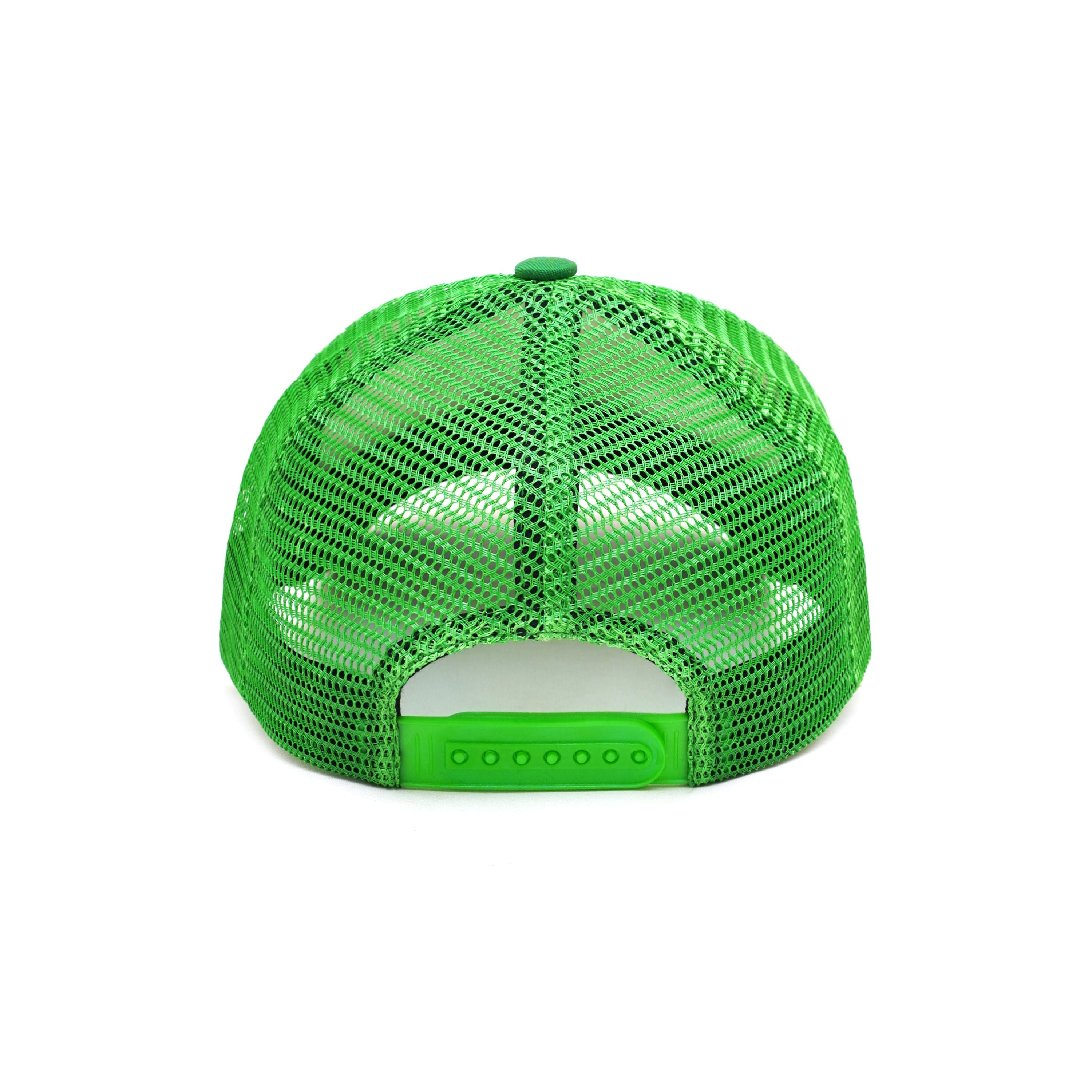Pot Meets Pop x Bob Marley - Sunset Trucker Hat Green