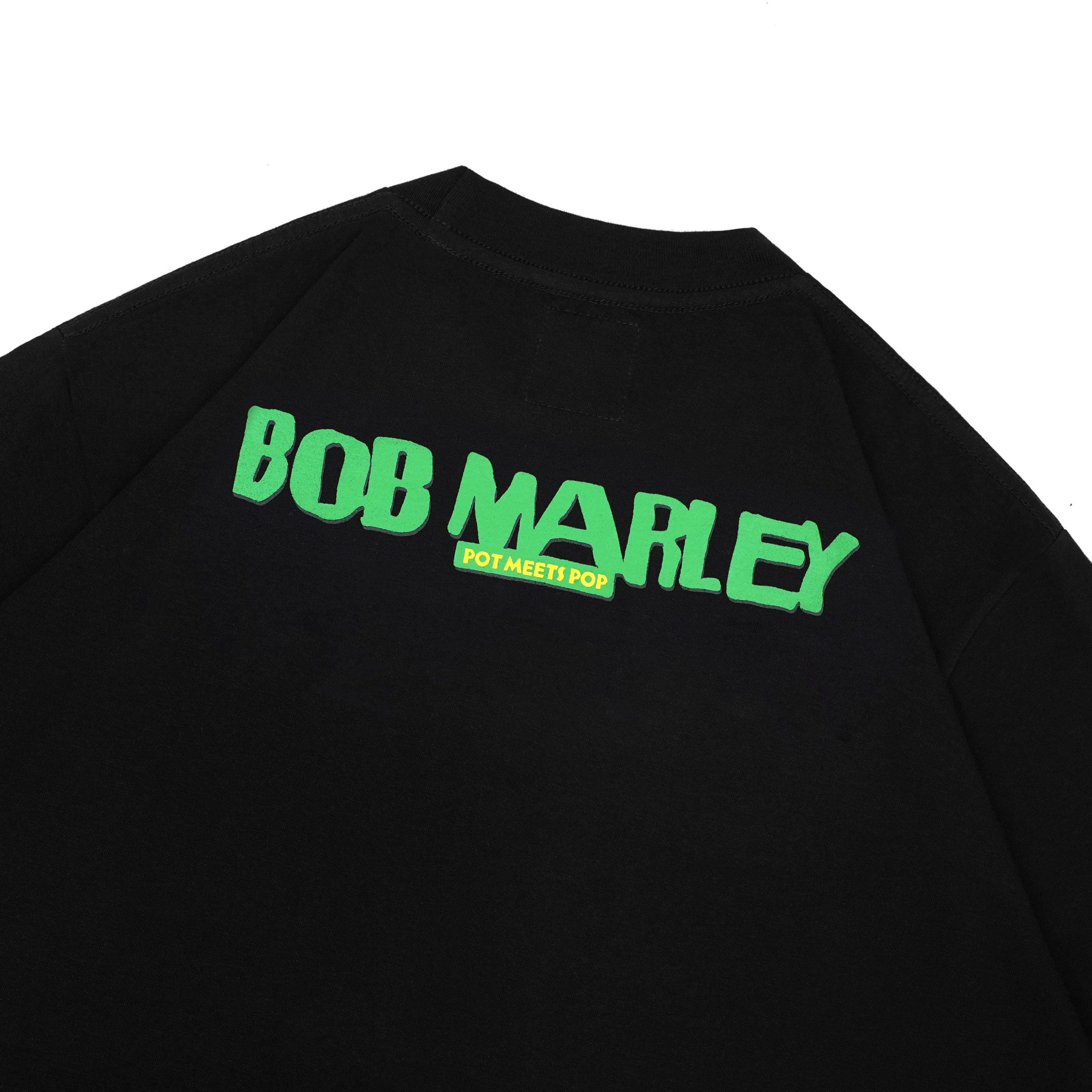Pot Meets Pop x Bob Marley - One Love Tee Black
