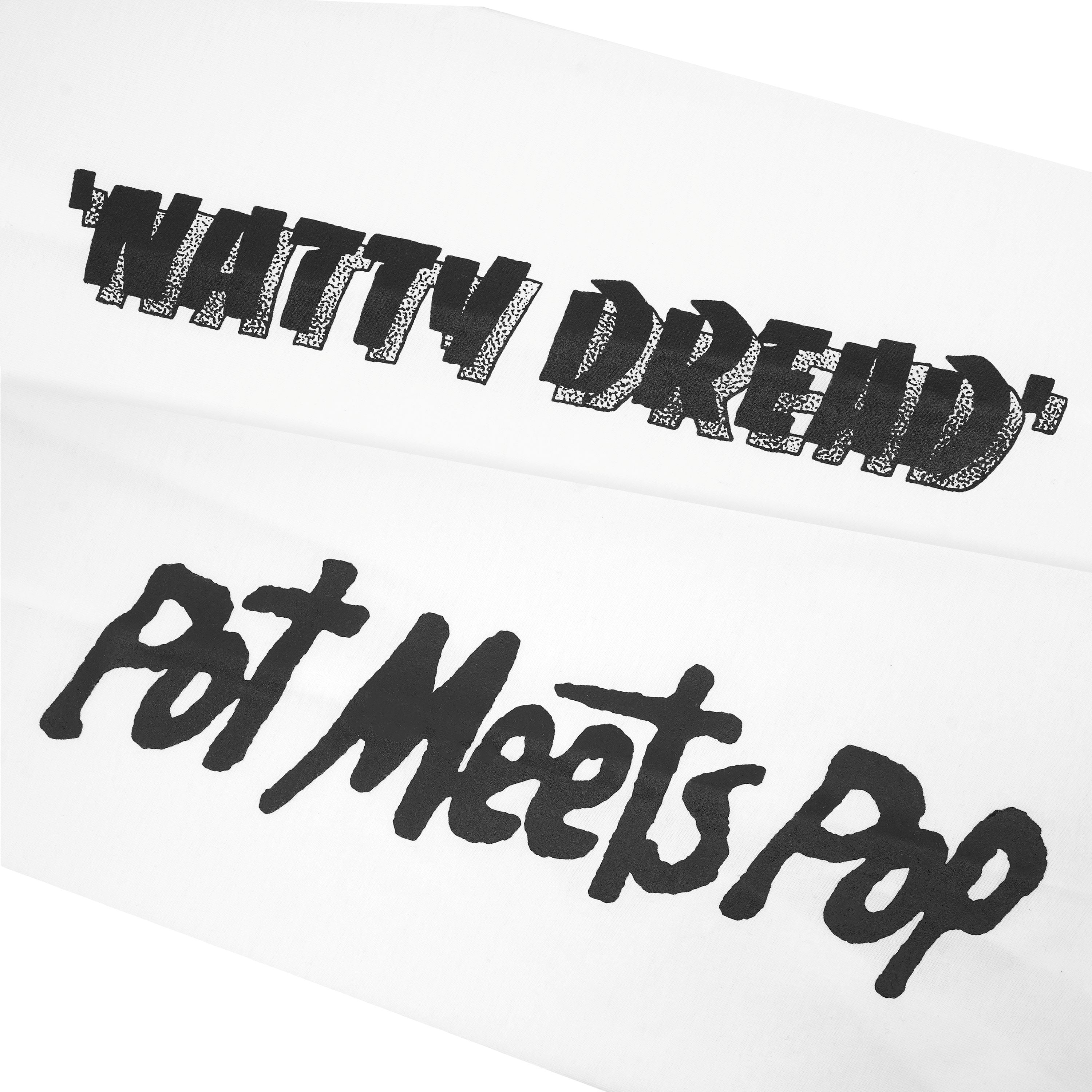 Pot Meets Pop x Bob Marley - Natty Dread Longsleeve White