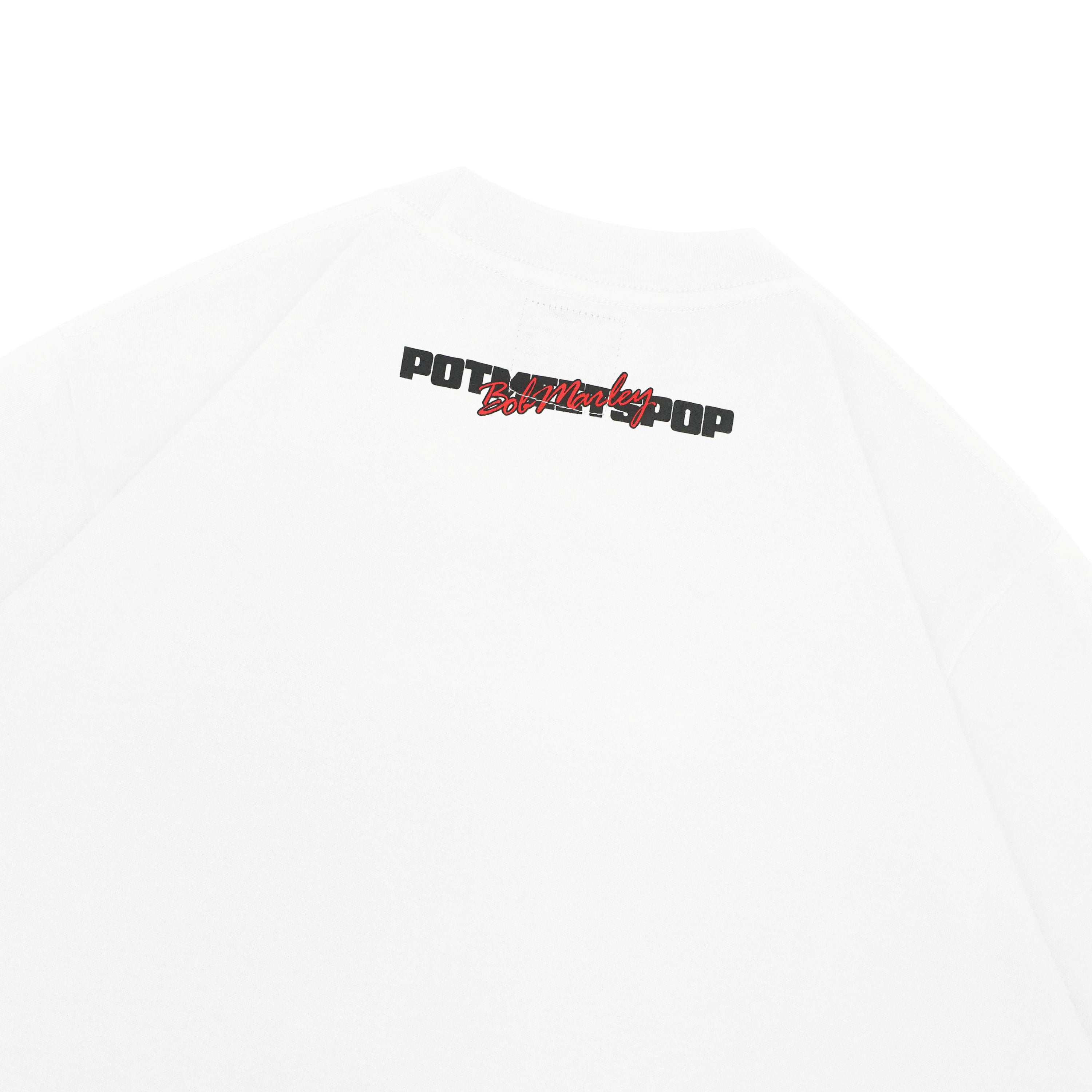 Pot Meets Pop x Bob Marley - Sunset Tee White