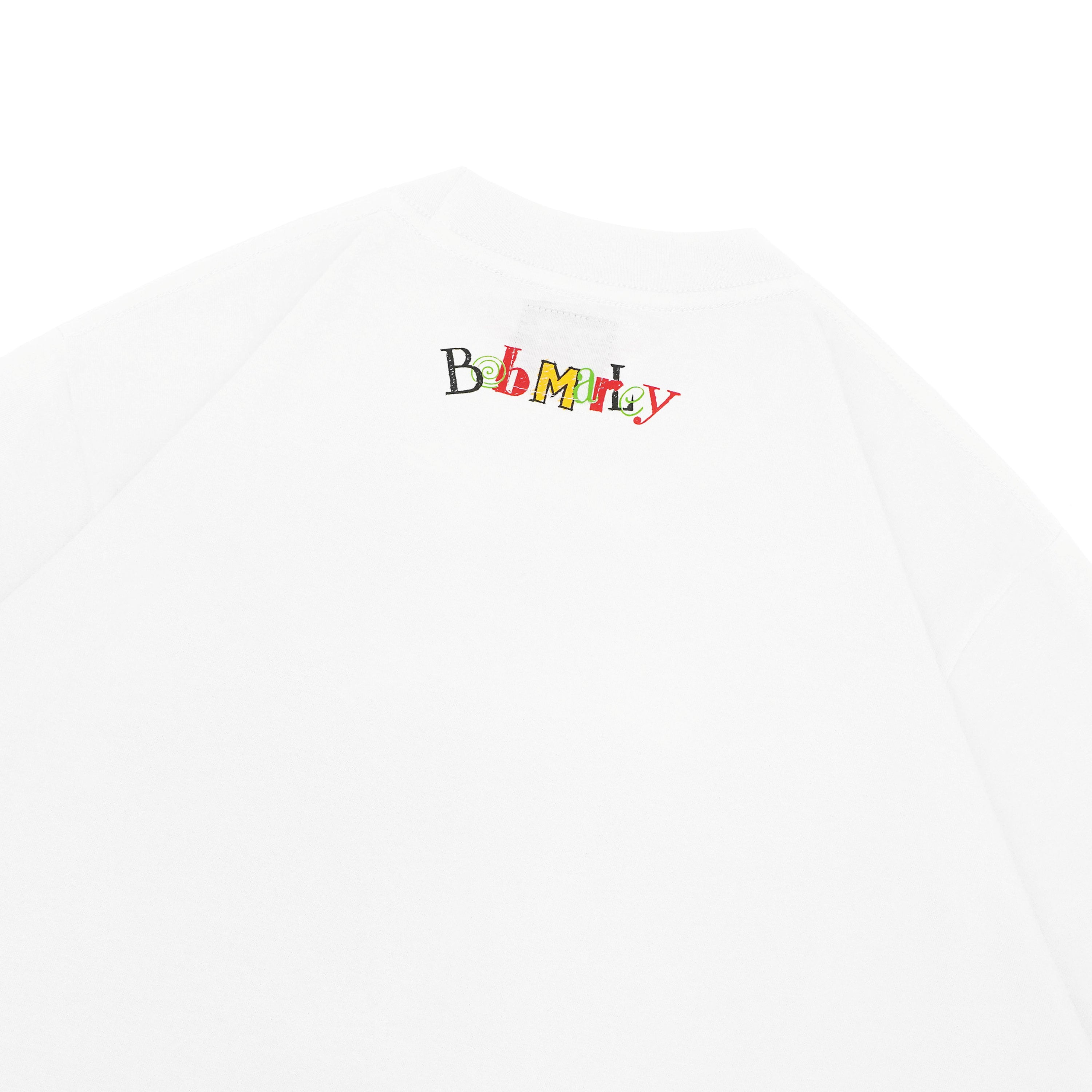Pot Meets Pop x Bob Marley - Sketch Tee White