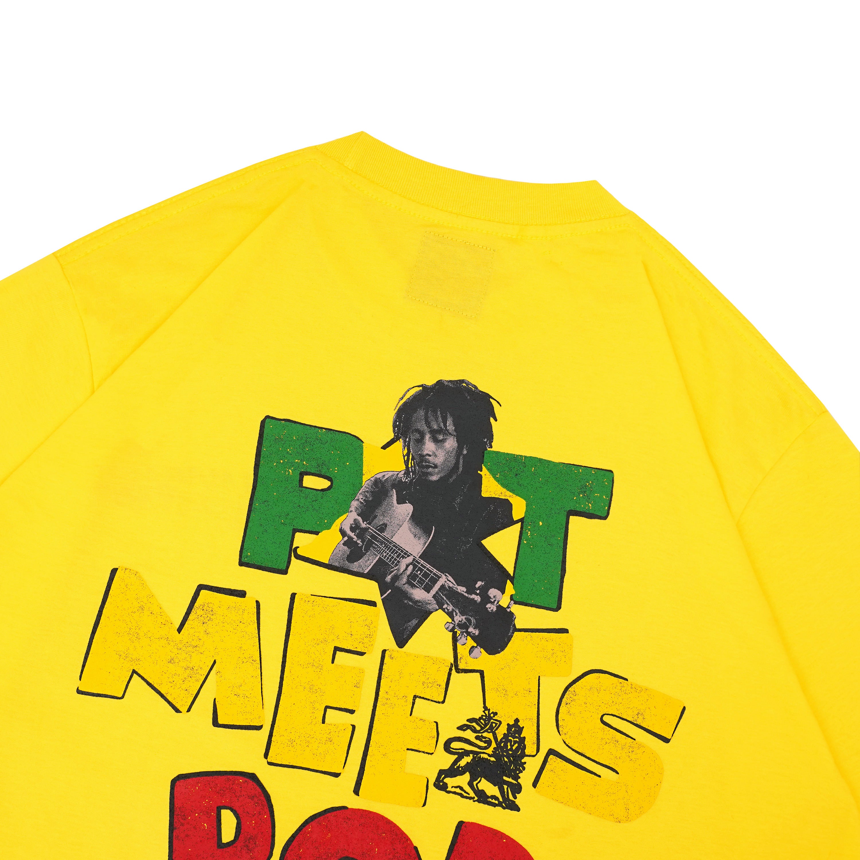 Pot Meets Pop x Bob Marley - Lion Tee Yellow