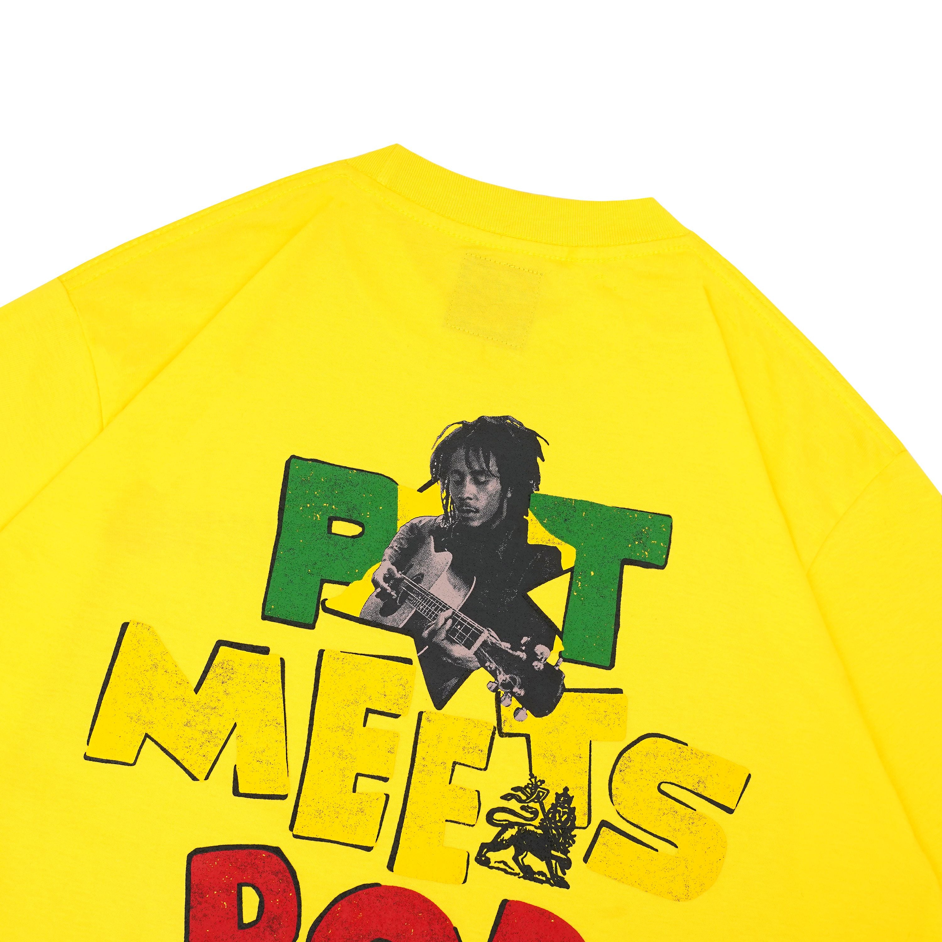 Pot Meets Pop x Bob Marley - Lion Tee Yellow