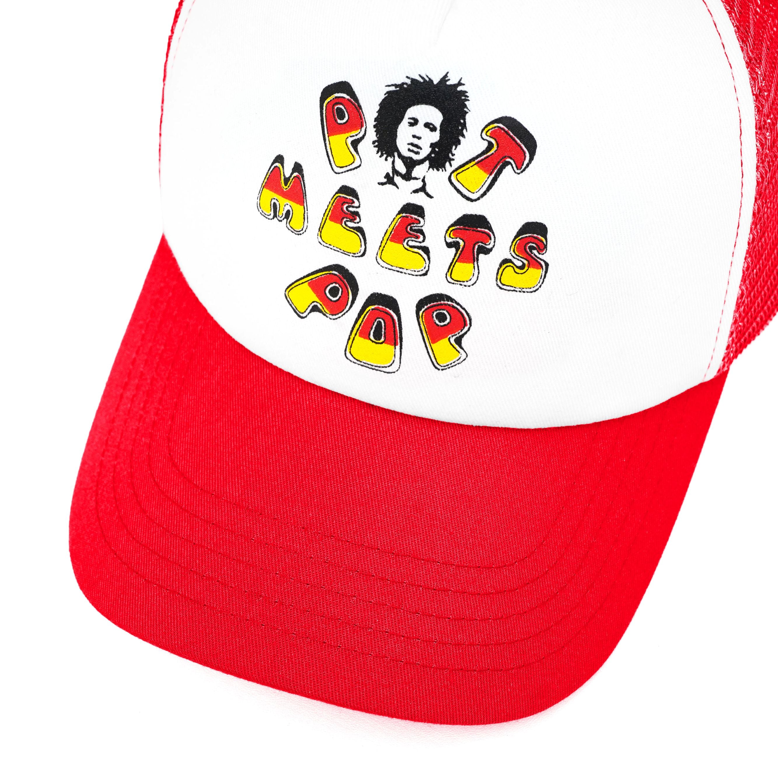 Pot Meets Pop x Bob Marley - Tuff Gong Trucker Hat Red