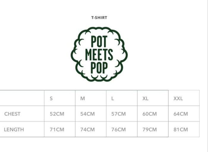 POT MEETS POP - LOGO SMOKE TEE NAVY BLUE