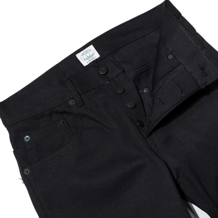 Pot Meets Pop Jeans - Pmp Denim Thaistick Black - Slim Tapered
