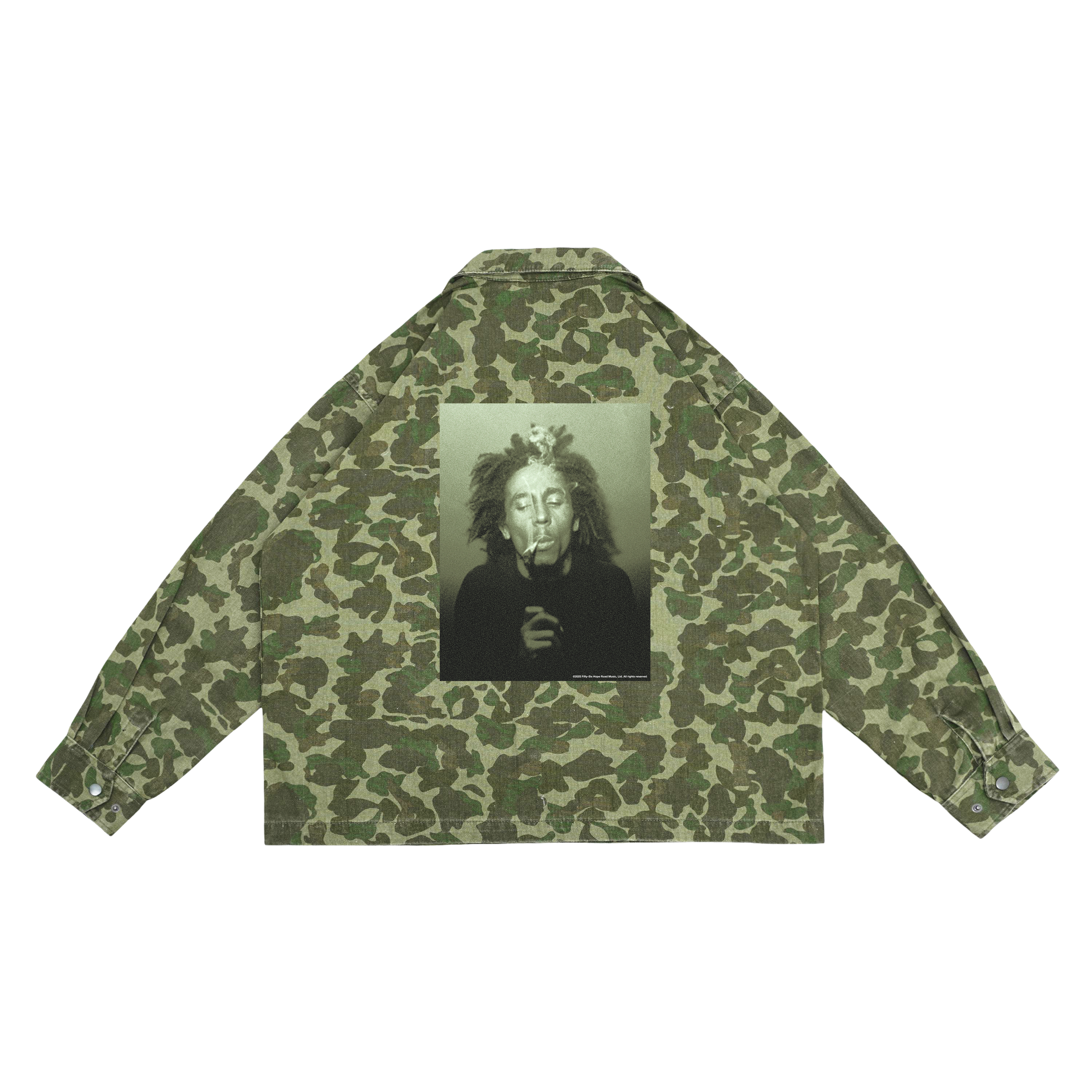 Pot Meets Pop x Bob Marley - Smoke M42 Jacket Camo