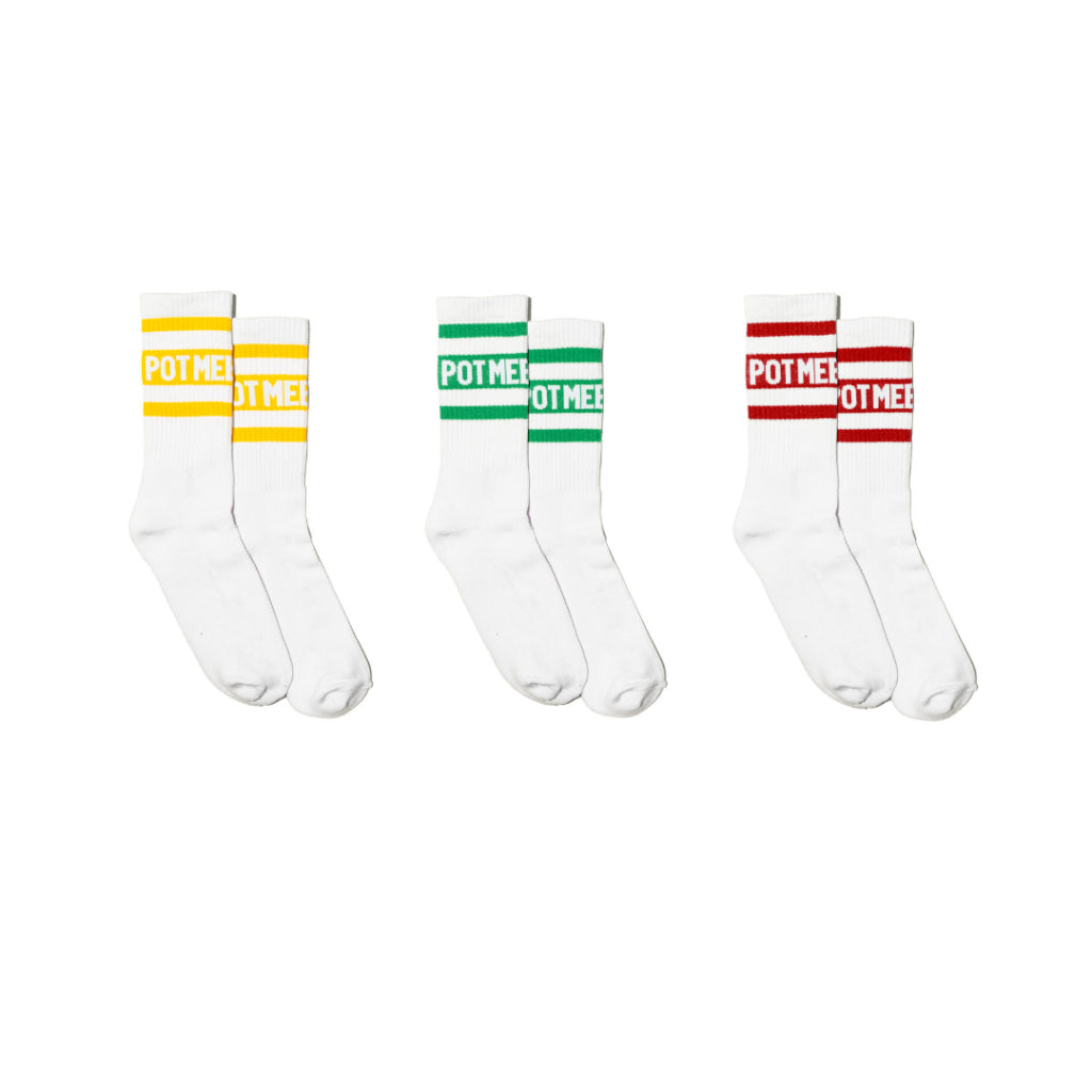 Pot Meets Pop Kaos Kaki - Stripe Socks