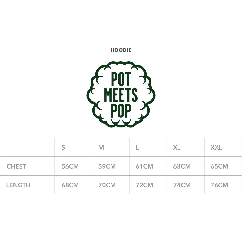 Pot Meets Pop Hoodie - Rasta Flag Hoodie Black