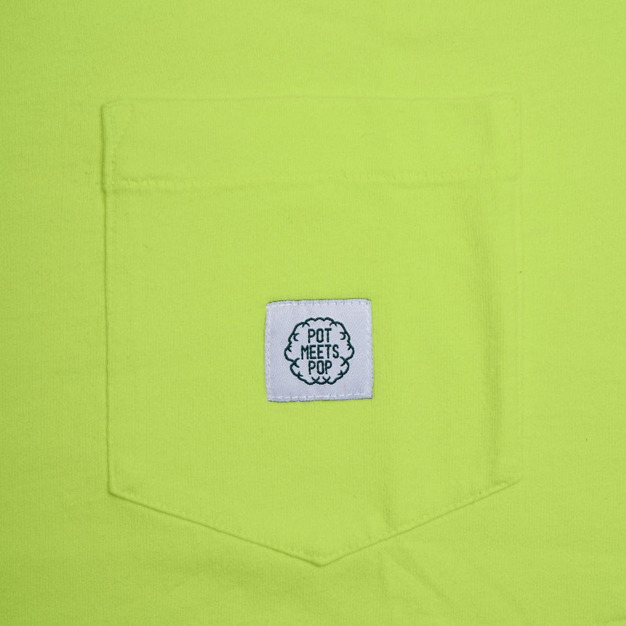 POT MEETS POP - PMP POCKET TEE GREEN