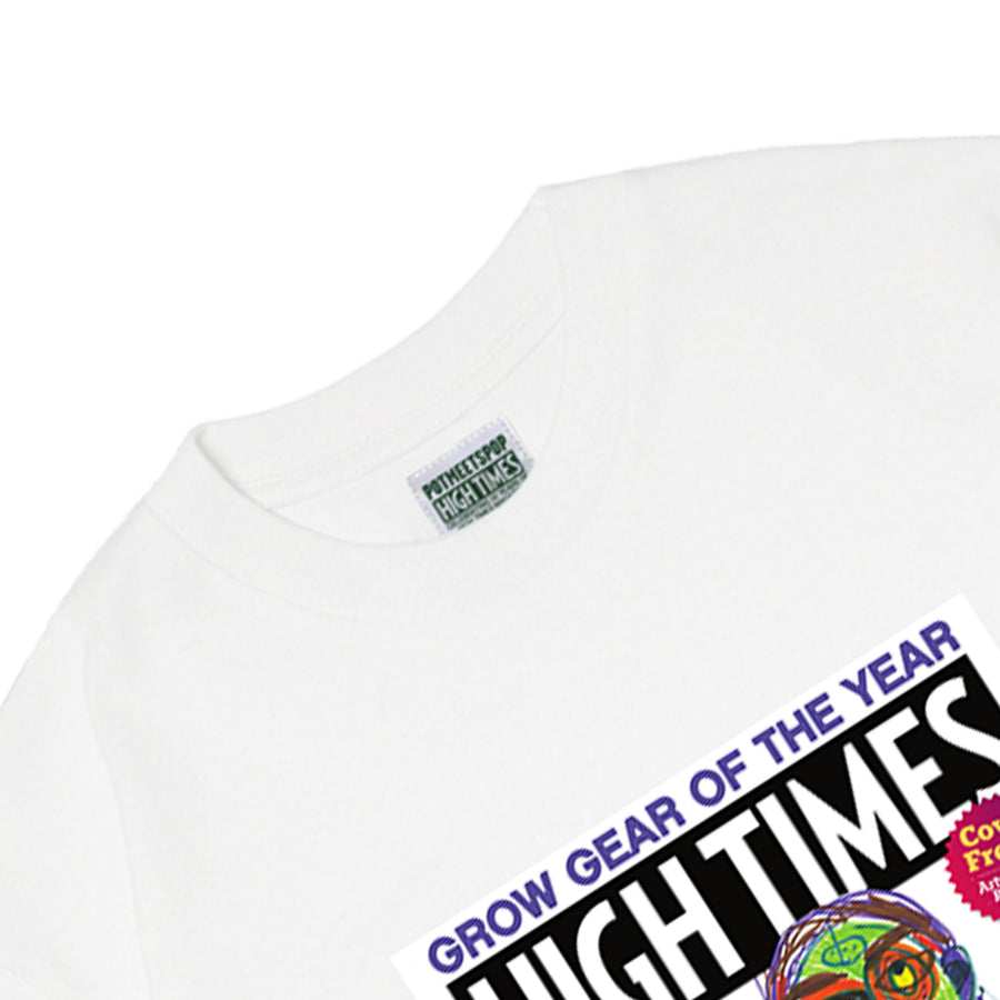 POT MEETS POP X HIGH TIMES MAGAZINE - COVER FREAK - RICHARD PRINCE TEE WHITE