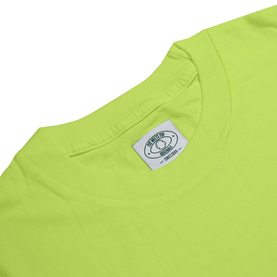 POT MEETS POP - PMP POCKET TEE GREEN