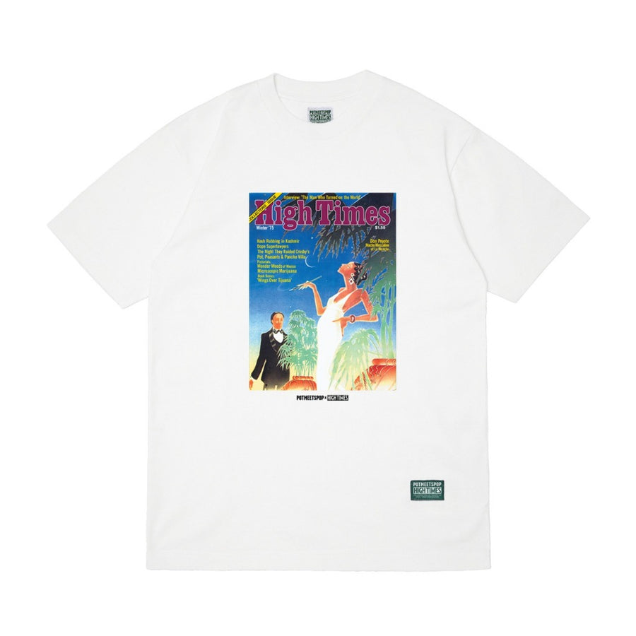 POT MEETS POP X HIGH TIMES - DON PEYOTE TEE WHITE