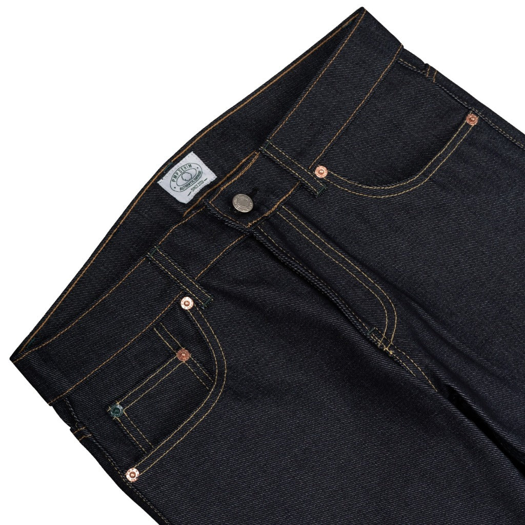 Pot Meets Pop Denim - Super Thaistick Blue Black - Slim Fit - 12.5 Oz