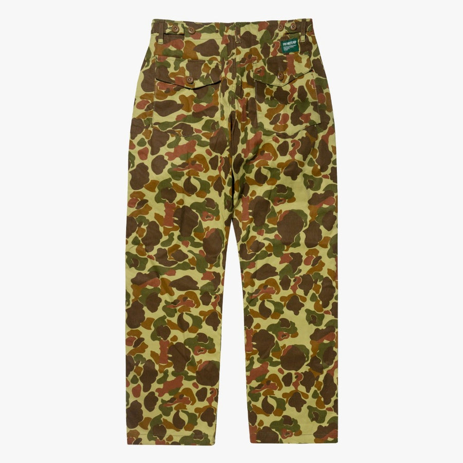 POT MEETS POP - FATTY FATIGUE PANTS FROGSKIN CAMO SS`24