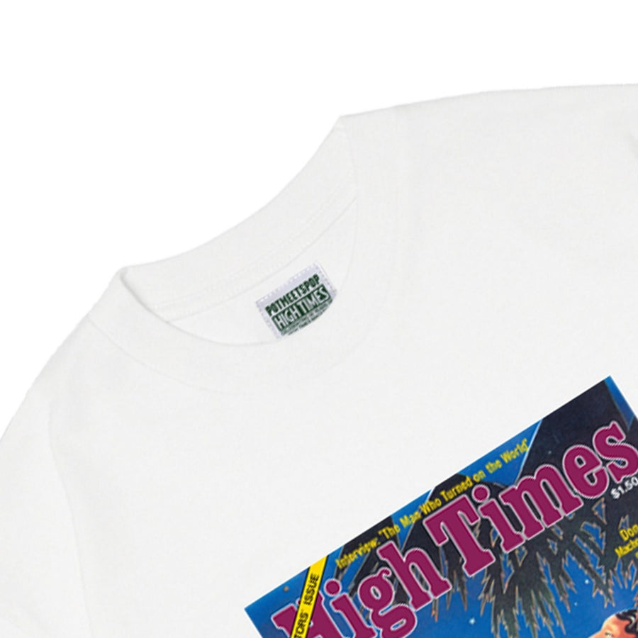 POT MEETS POP X HIGH TIMES - DON PEYOTE TEE WHITE