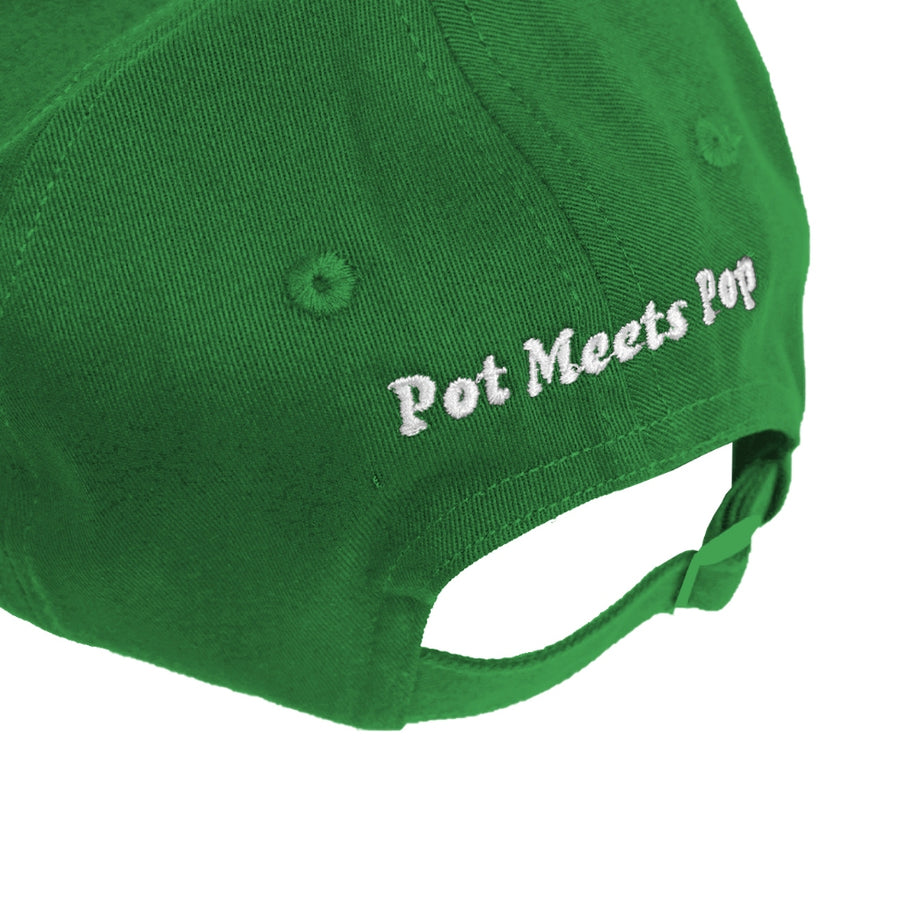 POT MEETS POP - EVERYBODY MUST GET STONED DAD CAP GREEN SS`24